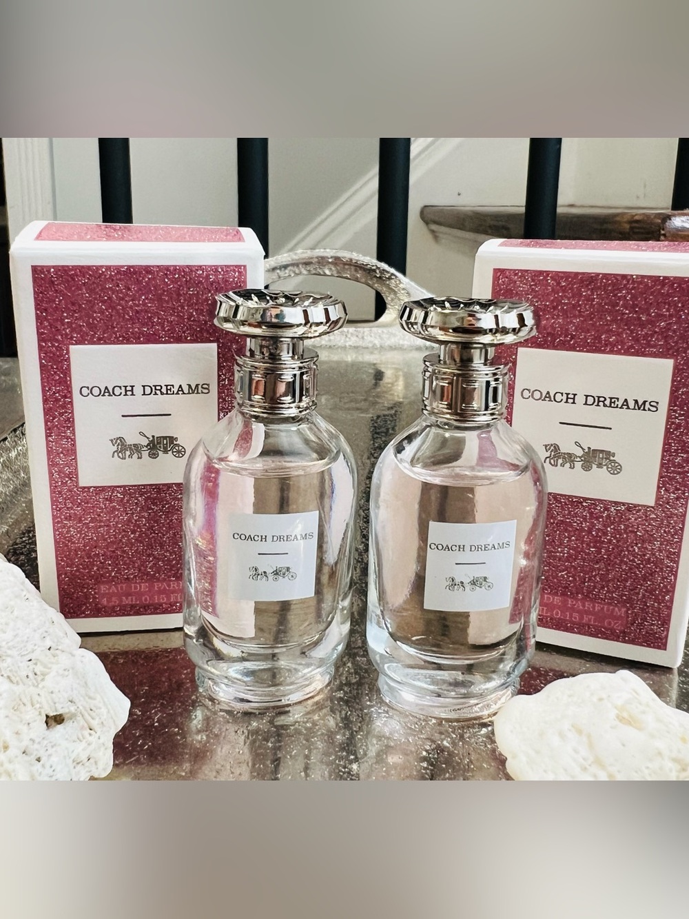 Coach Dreams Miniature Set 2 x 4.5ml Dabber Mini New in Box